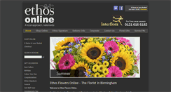 Desktop Screenshot of ethosflowers.com